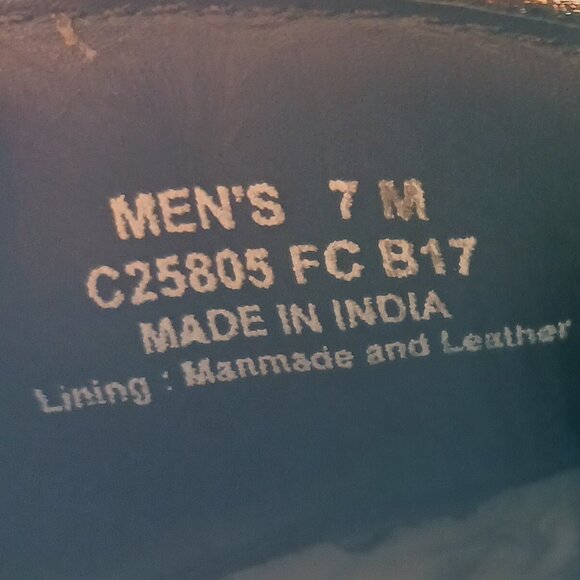 COLE HAAN British Tan Dustin Wing Tip Oxford Dress Shoe Men's 7M - Picture 11 of 12